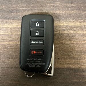 Black Car Key Fob Remote with Trunk and Panic Buttons Lexus